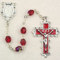 6mm Ruby Rosary