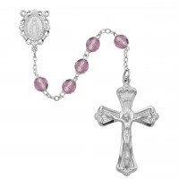 6mm Lt Amethyst Rosary