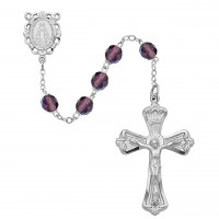 6mm Dk Amethyst Rosary