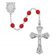 6mm Ruby Rosary