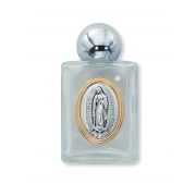 Our Lady of Guadalue Glass Holy Water Bottle