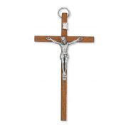 4 inch Light Brown Crucifix