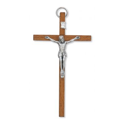 4 inch Light Brown Crucifix 735365607907 - 94-23