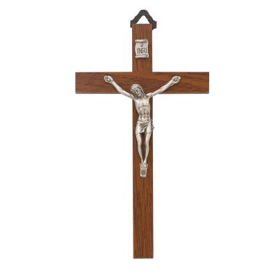 5" Brown Wood Crucifix 735365499281 - 94-36