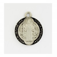 Antique Silver St Benedict