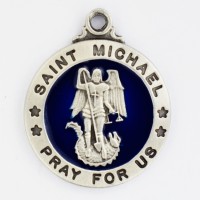 Pewter St Miichael 20" Ch