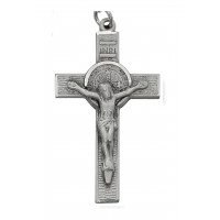 Pewter Benedict Crucifix Mb Bx