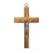 3 1/2 Olive Wood Crucifix/bag"