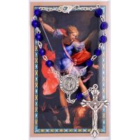 St Michael Auto Rosary/Card Set