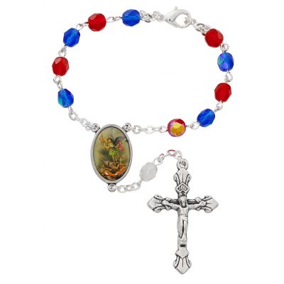 St Michael Auto Rosary/Card 735365548675 - AR1C