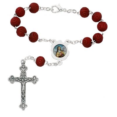 Saint Therese Auto Rosary/