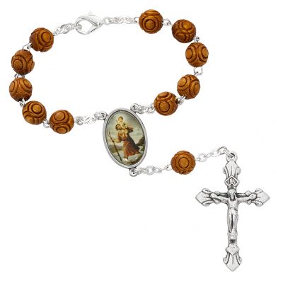 St Christopher Auto Rosary 735365548705 - AR4C