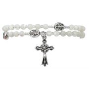 Mother Of Pearl Twist Rosary