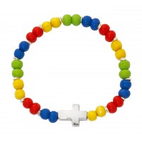 Baby Mult Wood Stretch Bracele