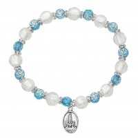 Aqua Rose And Silver Fatima