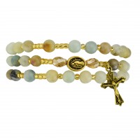 6mm Guadalupe Amazonite Twist
