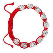 Red Corded Divine Mercy Bracel