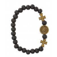 St. Michael Gold Black Wood