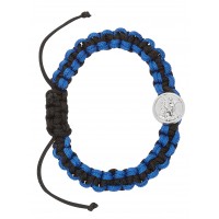 St. Michael Blue/black Corded