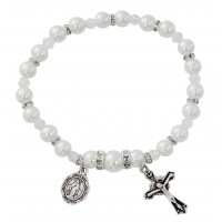 Crysta Stretch Rosary Bracelet
