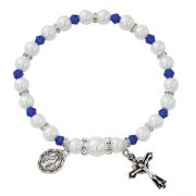 Sapphi Stretch Rosary Bracelet