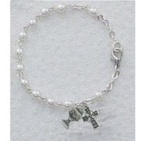 6 1/2 inch Pearl Celtic/Chalice Bracelet