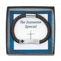Boy's Cross Magnetic Leather