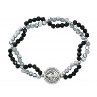 Crystal/bk Benedict Bracelet