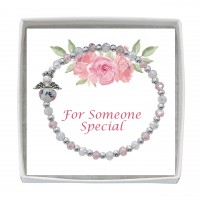 Pink/cry Youth Angel Bracelet