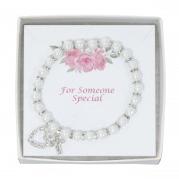 White Pearl Cry Stretch Brac
