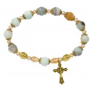 Amazonite Antique Gold Rsry Br