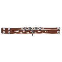 Genuine Leather Crucifix Brace