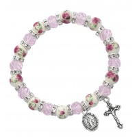 7.5" Pink Crystal/ceramic Str