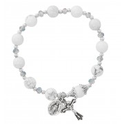 Howolite & Gray Crystal Stretc