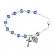 Rf Light Blue Crystal Bracelet