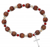 Red Marble Cross Stretch Brac