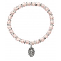Pink Pearl Baby Stretch Brac
