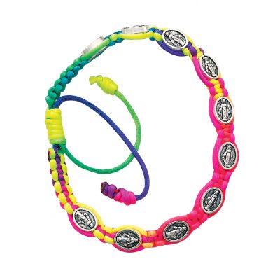 Multi Color Miraculous Cord Bracelet 735365437870 - BR604C