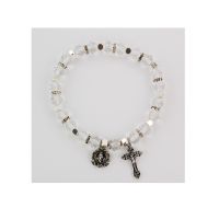 Crystal Rosary Bracelet,carded