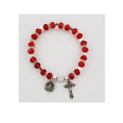 Ruby Rosary Bracelet, Carded