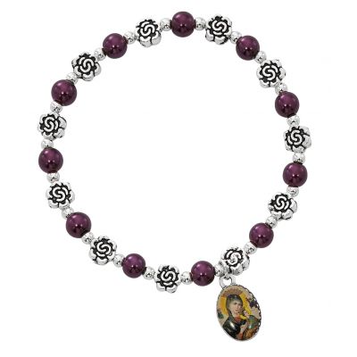 Our Lady of Perpetual Help Stretch Bracelet 735365510726 - BR824C