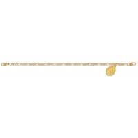 Gold Tone Figaro Guadalupe Bra
