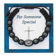Hematite St. Michael Corded
