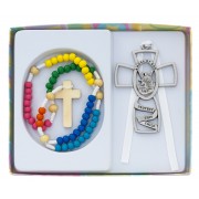 Kiddee Rosary Set w/Guardian Angel