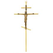10 Brass Greek Crucifix Gold
