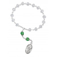 St. Dymphna Chaplet Rosary With Card