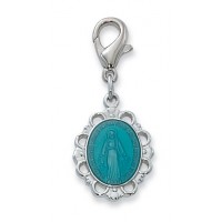 Rhodium Plated Miraculous Clipable Charm