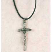 Pewter Papal Crucifix Cord