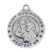 Pewter St. Christopher 18' Ch&