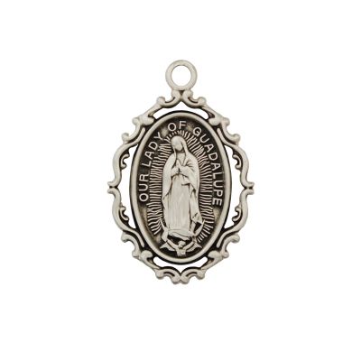 Pewter Guadalupe Medal - 735365533916 - D785